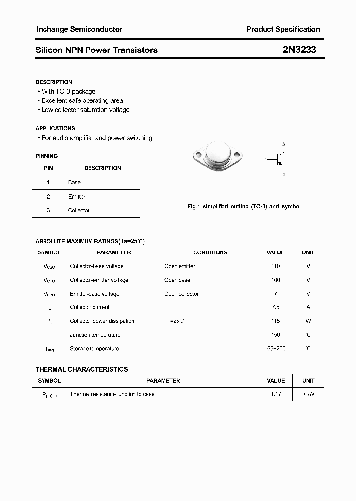 2N3233_4693230.PDF Datasheet