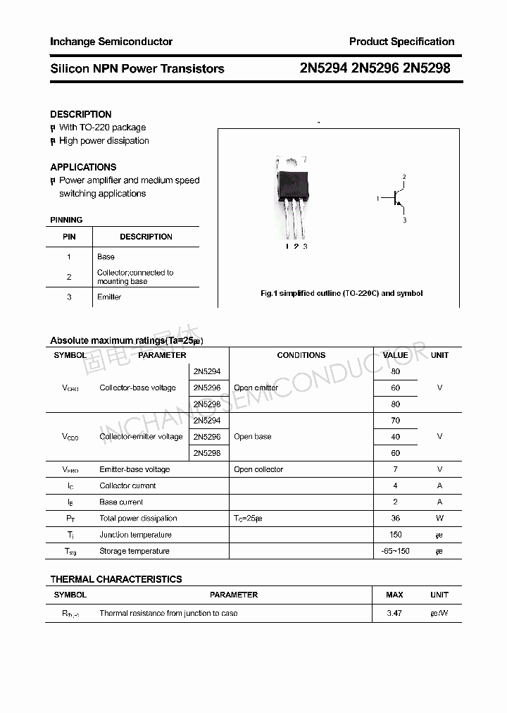 2N5294_4338775.PDF Datasheet