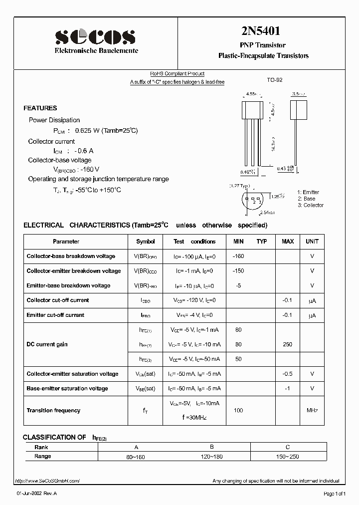 2N5401_4434729.PDF Datasheet