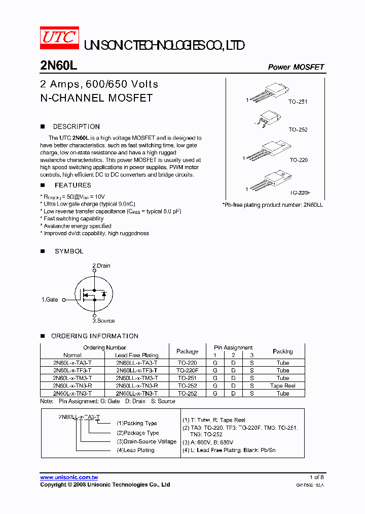 2N60L-A-TA3-T_4618209.PDF Datasheet