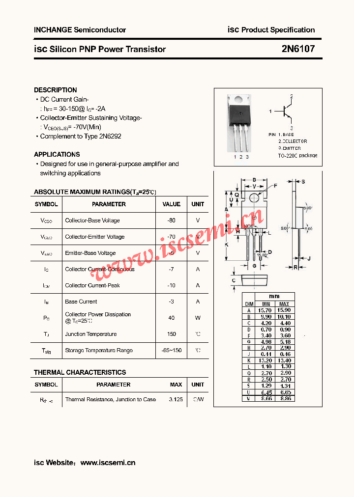 2N6107_4312982.PDF Datasheet