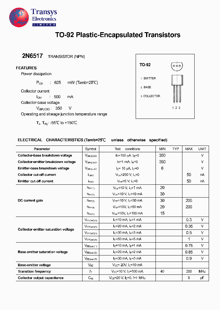 2N6517_4347820.PDF Datasheet