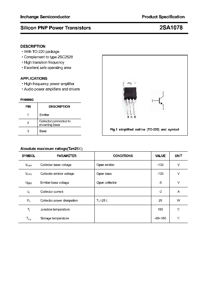 2SA1078_4306031.PDF Datasheet