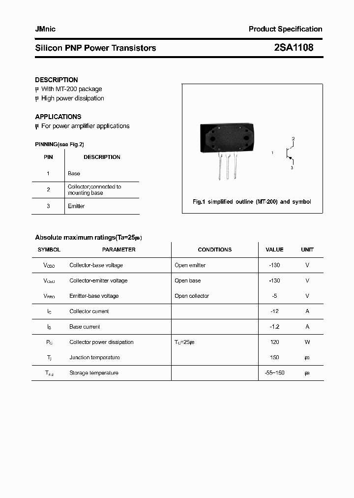 2SA1108_4641295.PDF Datasheet