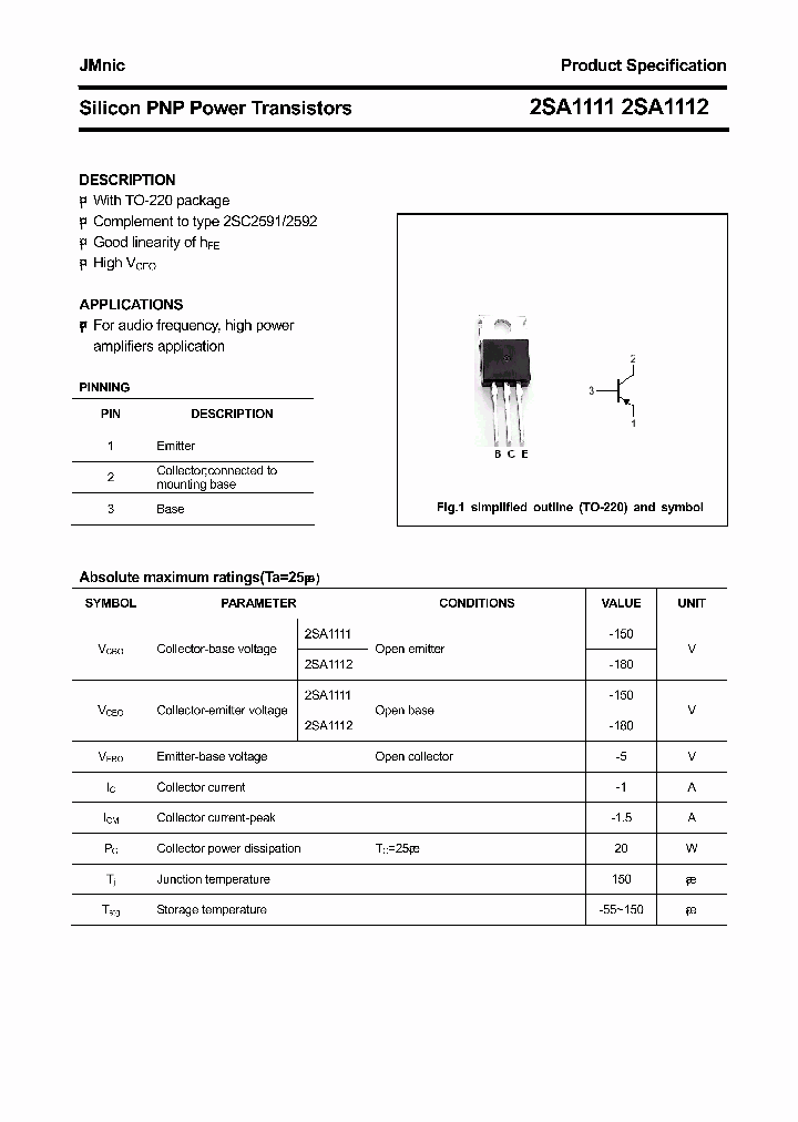 2SA1111_4473824.PDF Datasheet