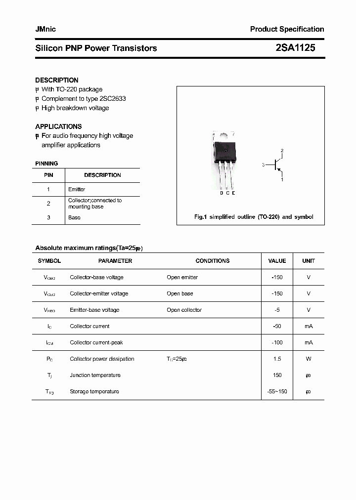 2SA1125_4507205.PDF Datasheet