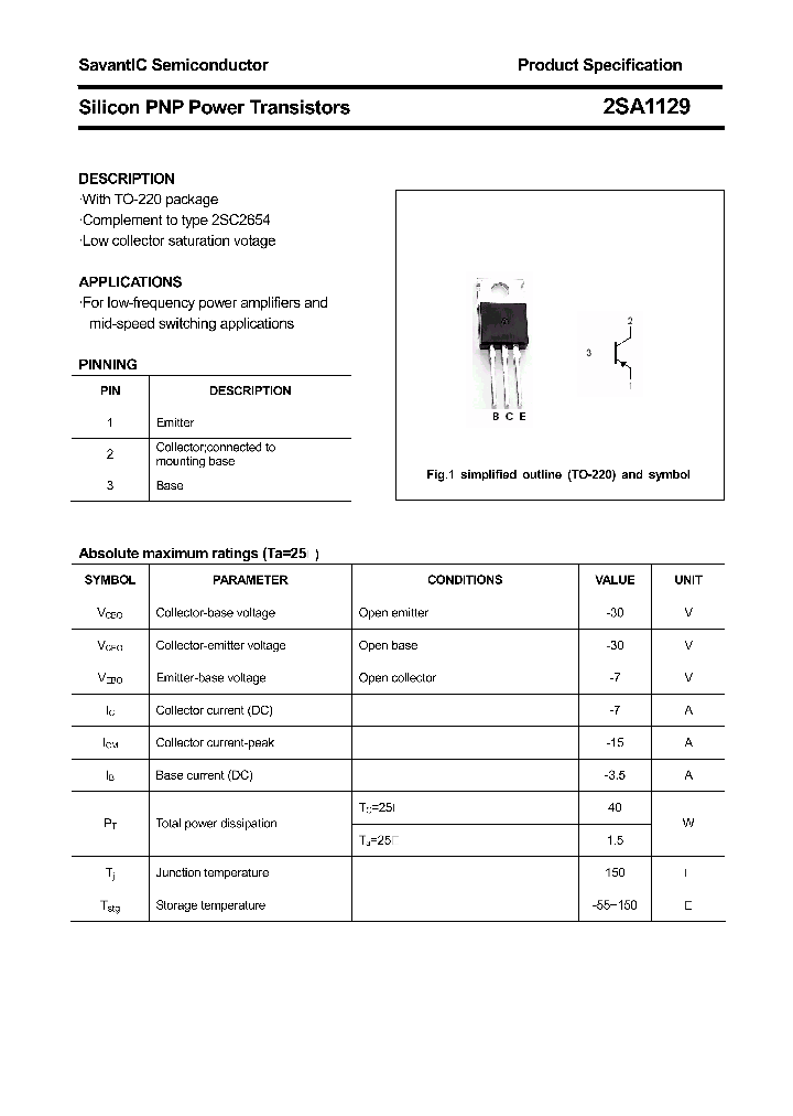 2SA1129_4507206.PDF Datasheet