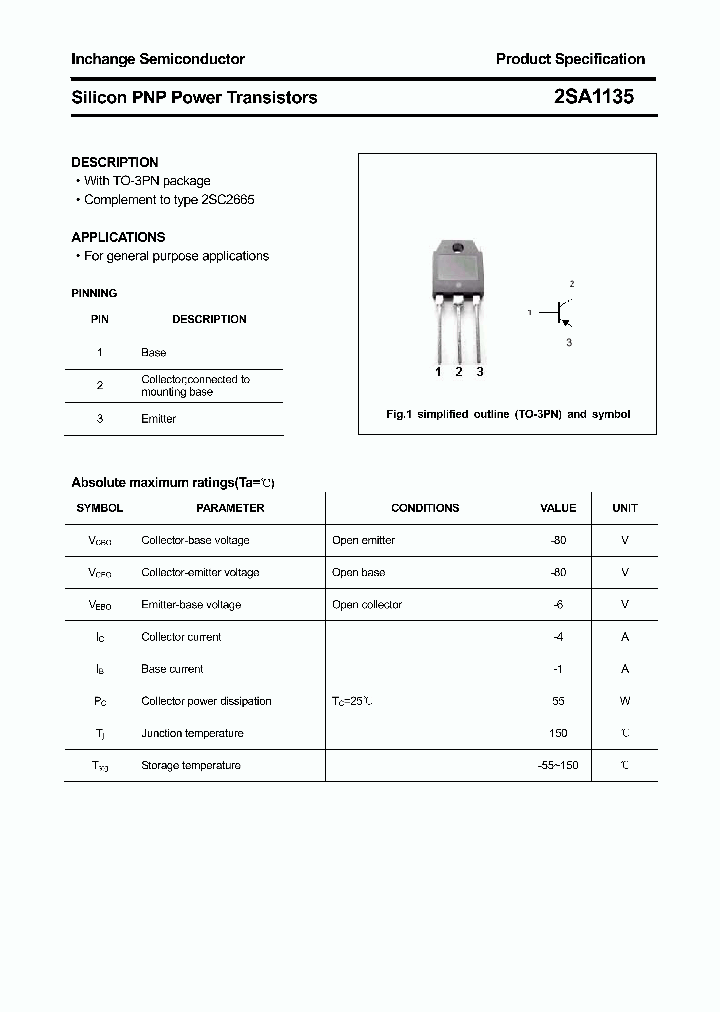 2SA1135_4398462.PDF Datasheet