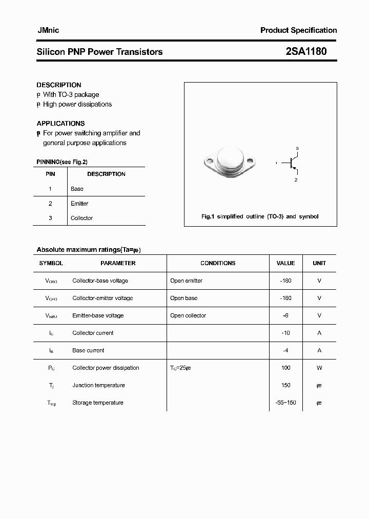 2SA1180_4640181.PDF Datasheet
