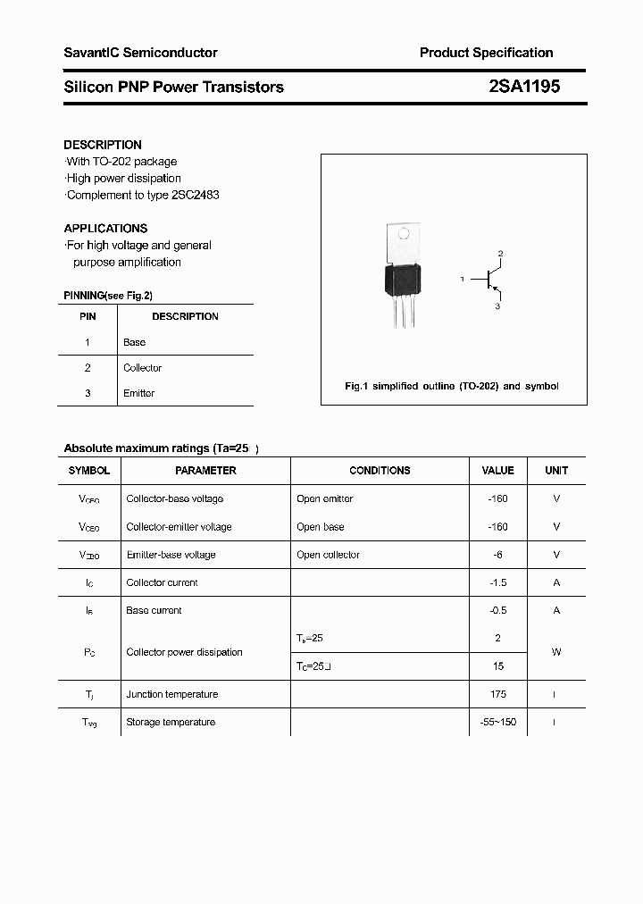 2SA1195_4561773.PDF Datasheet