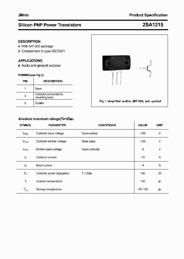 2SA1215_4508688.PDF Datasheet