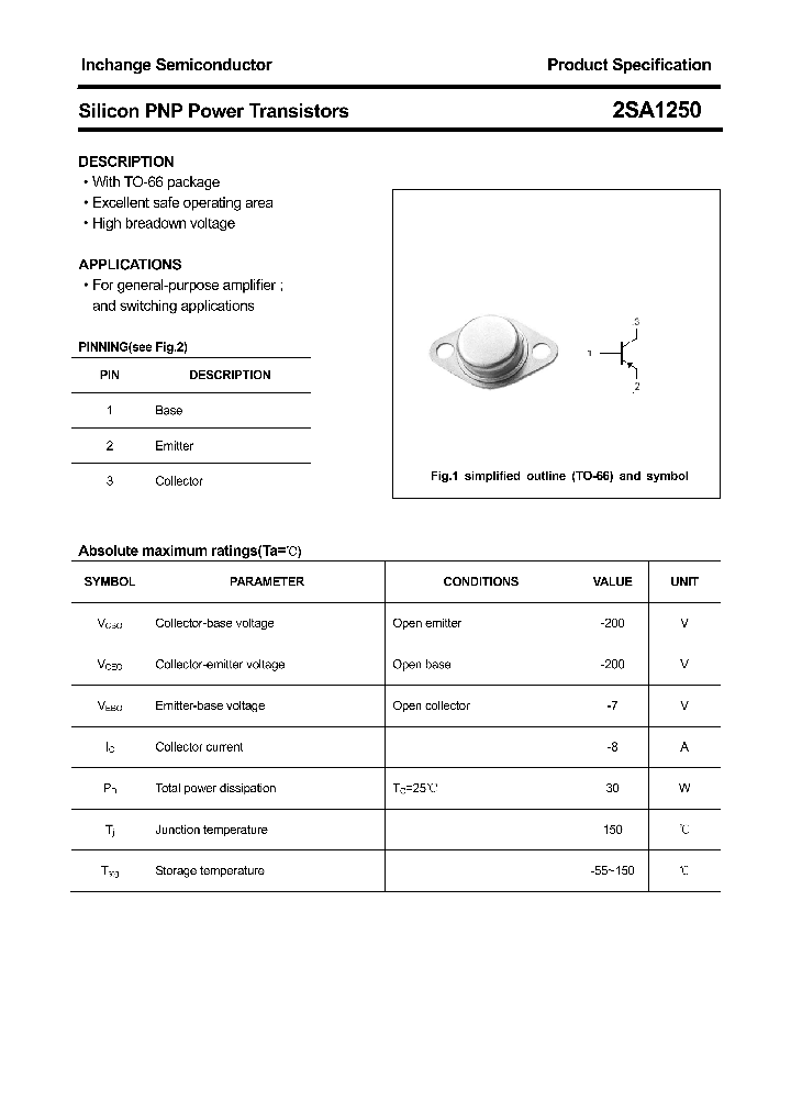 2SA1250_4353184.PDF Datasheet