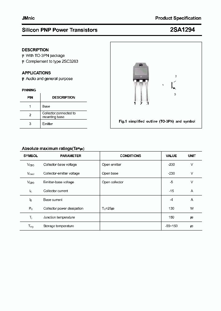 2SA1294_4507303.PDF Datasheet