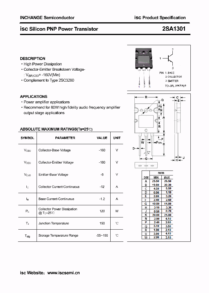 2SA1301_4454128.PDF Datasheet