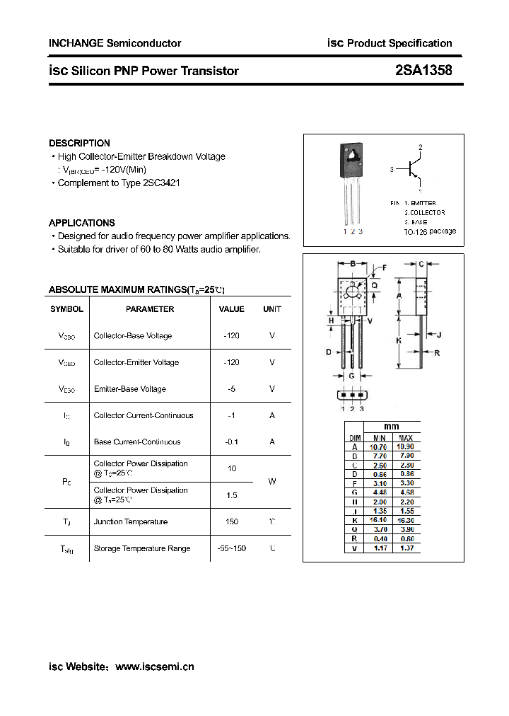 2SA1358_4325459.PDF Datasheet