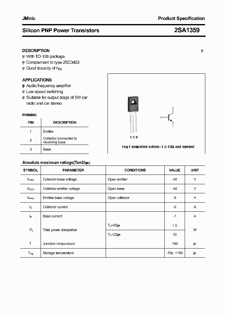 2SA1359_4695406.PDF Datasheet
