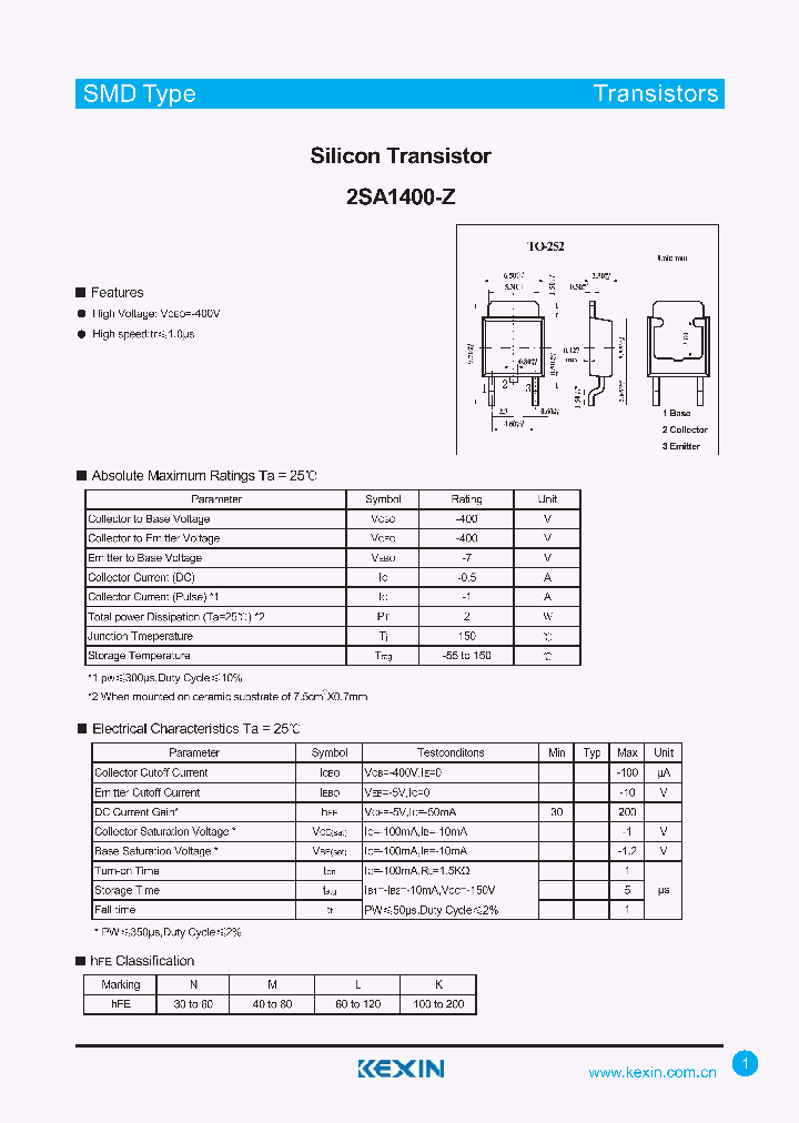 2SA1400-Z_4349423.PDF Datasheet