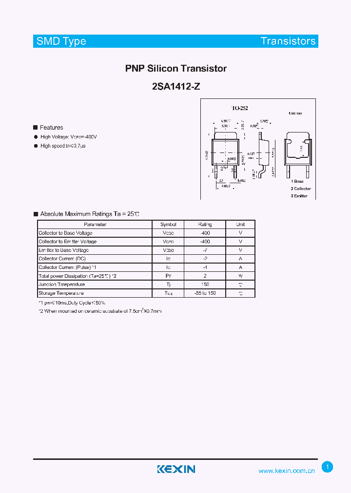 2SA1412-Z_4351670.PDF Datasheet