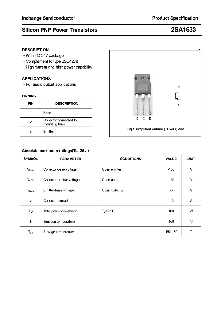 2SA1633_4720449.PDF Datasheet