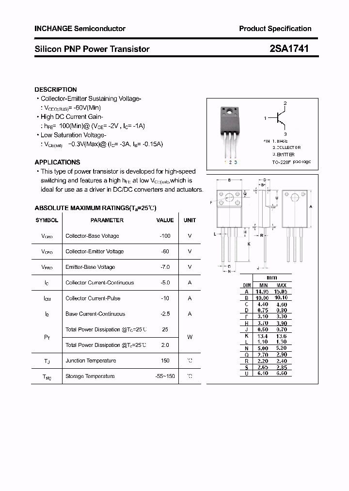 2SA1741_4399068.PDF Datasheet