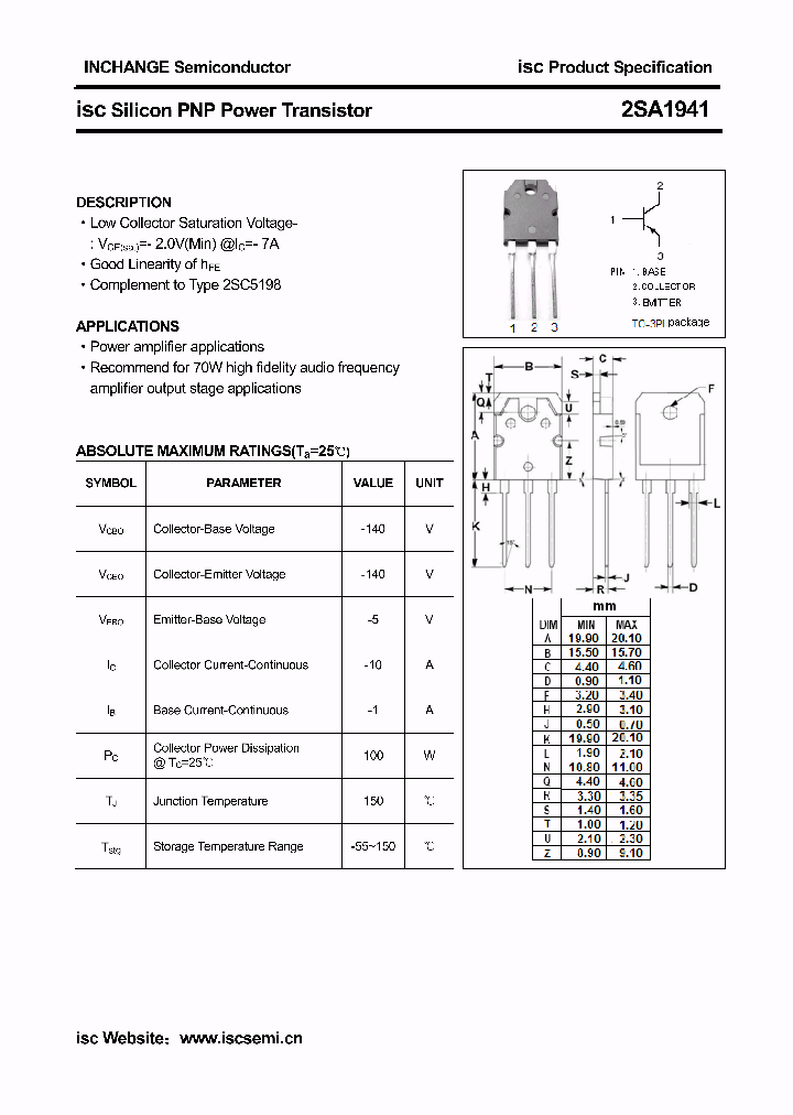 2SA1941_4336552.PDF Datasheet
