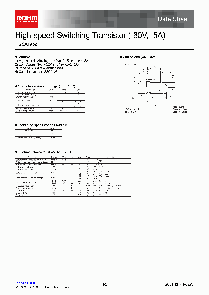 2SA195209_4771005.PDF Datasheet