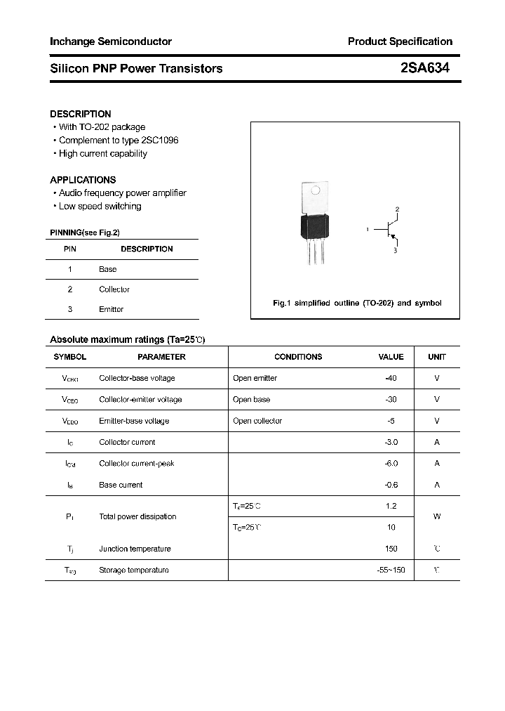 2SA634_4824885.PDF Datasheet