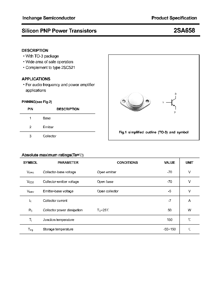 2SA658_4305373.PDF Datasheet