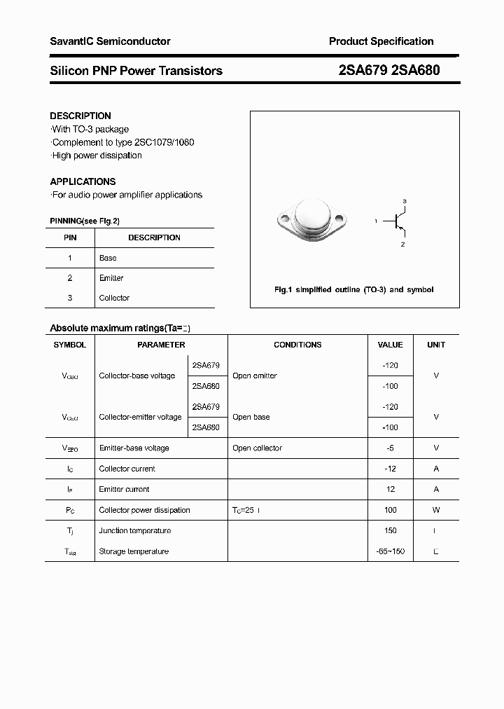 2SA679_4814499.PDF Datasheet