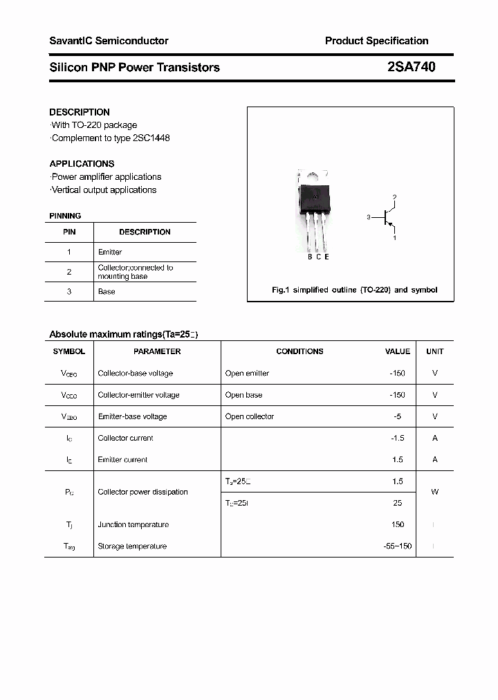 2SA740_4390779.PDF Datasheet