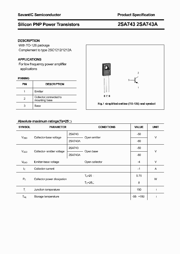 2SA743_4375193.PDF Datasheet