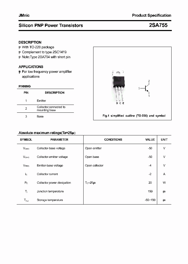 2SA755_4610811.PDF Datasheet