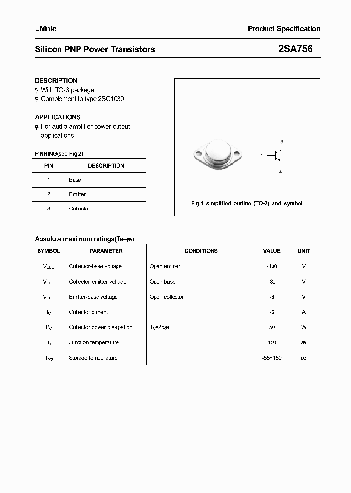 2SA756_4610813.PDF Datasheet