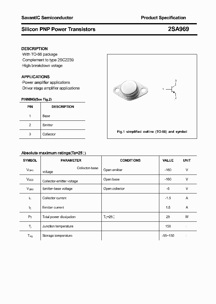 2SA969_4417441.PDF Datasheet