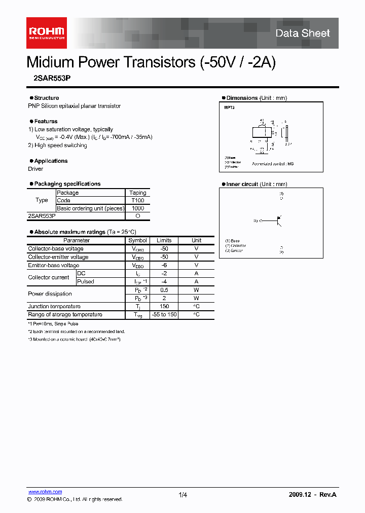 2SAR553P_4664300.PDF Datasheet