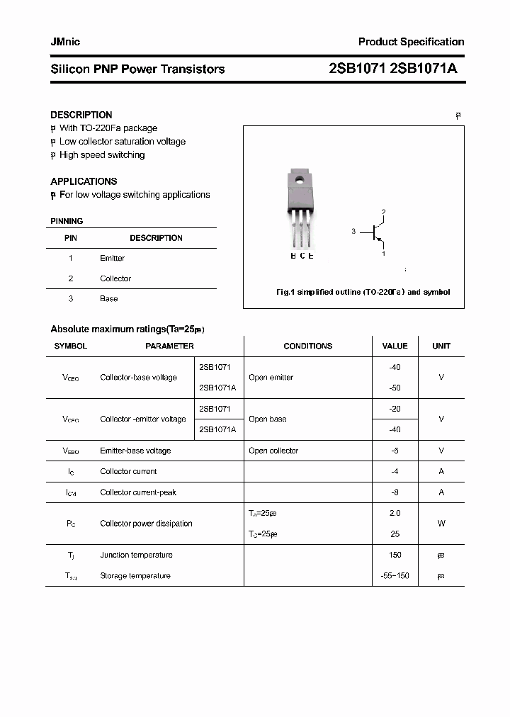 2SB1071_4771184.PDF Datasheet