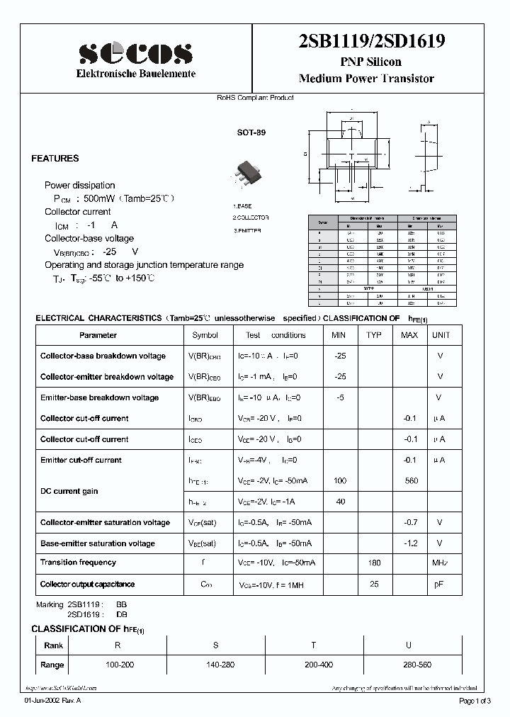 2SB1119_4415298.PDF Datasheet