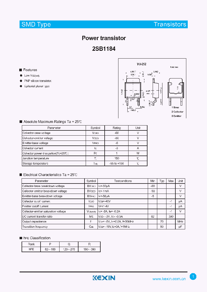 2SB1184_4299640.PDF Datasheet