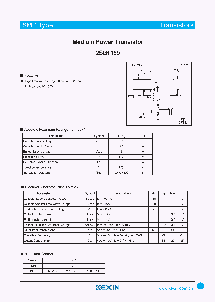 2SB1189_4319734.PDF Datasheet