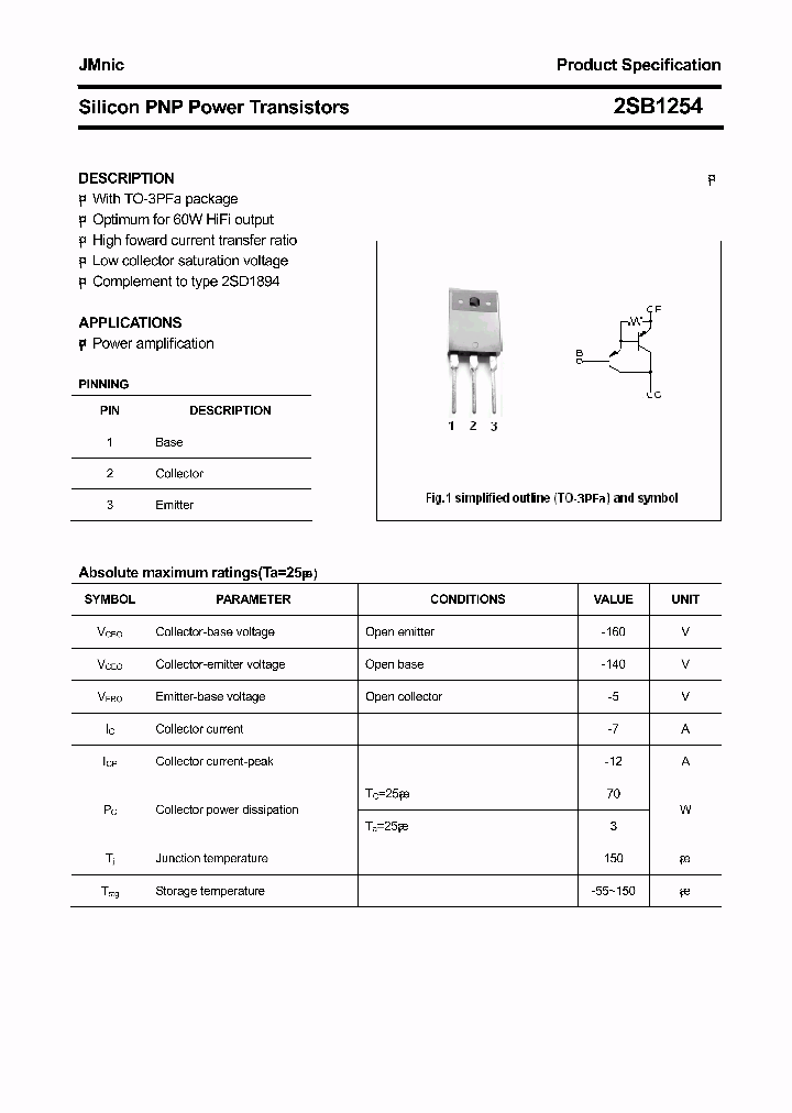 2SB1254_4755691.PDF Datasheet
