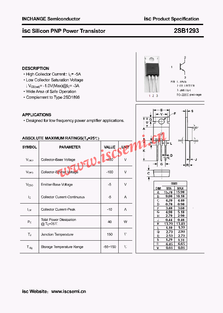 2SB1293_4418948.PDF Datasheet
