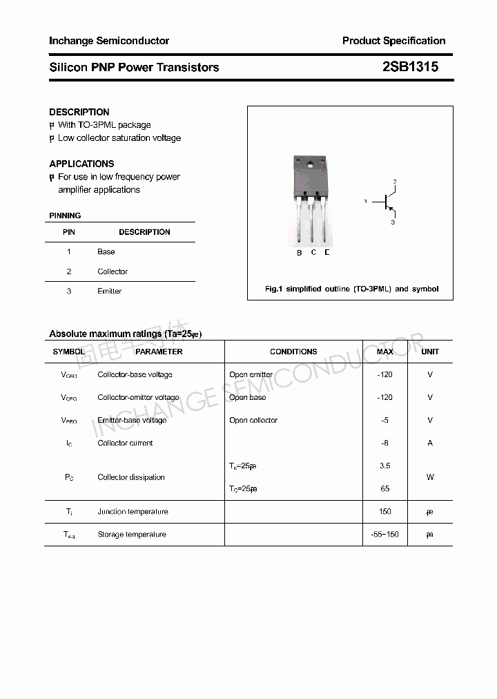 2SB1315_4306013.PDF Datasheet