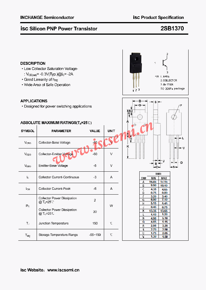 2SB1370_4418931.PDF Datasheet