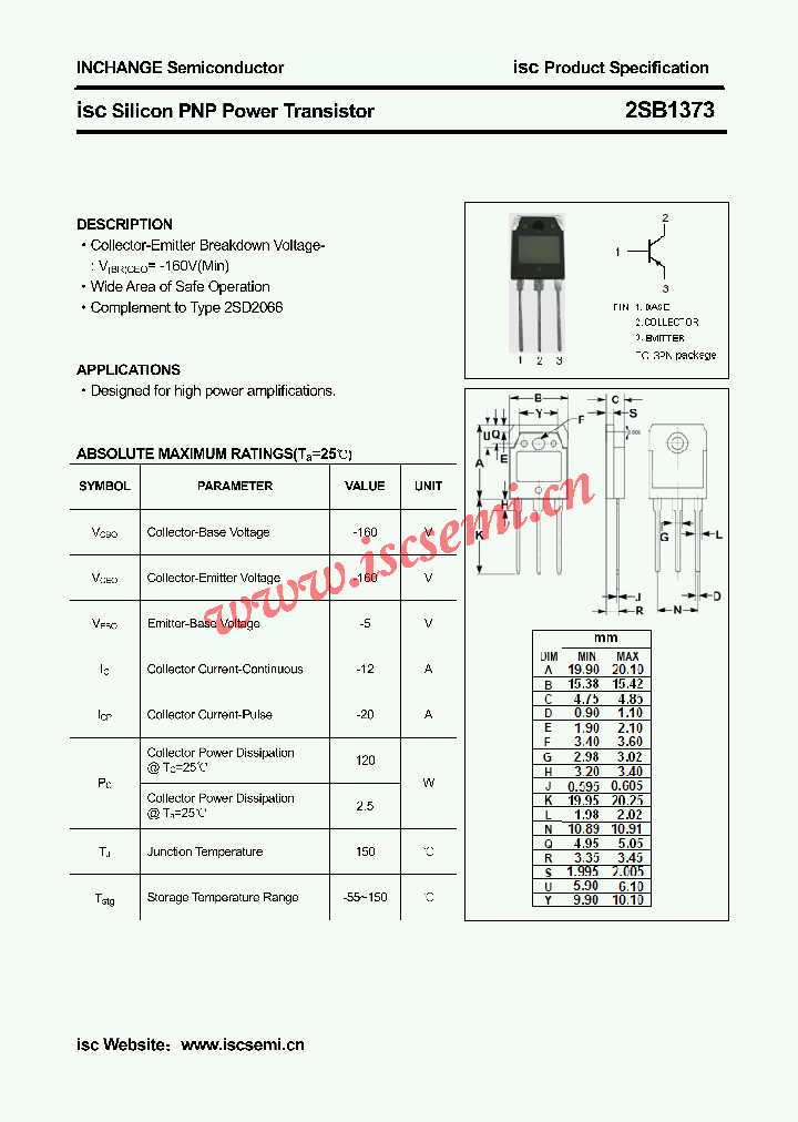 2SB1373_4418935.PDF Datasheet