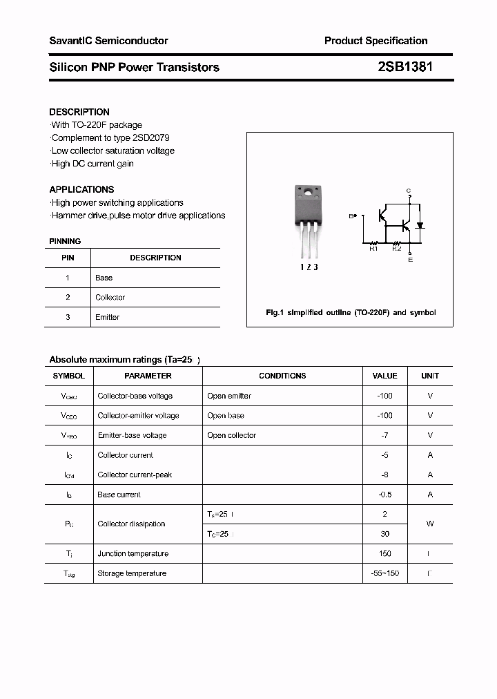 2SB1381_4390262.PDF Datasheet