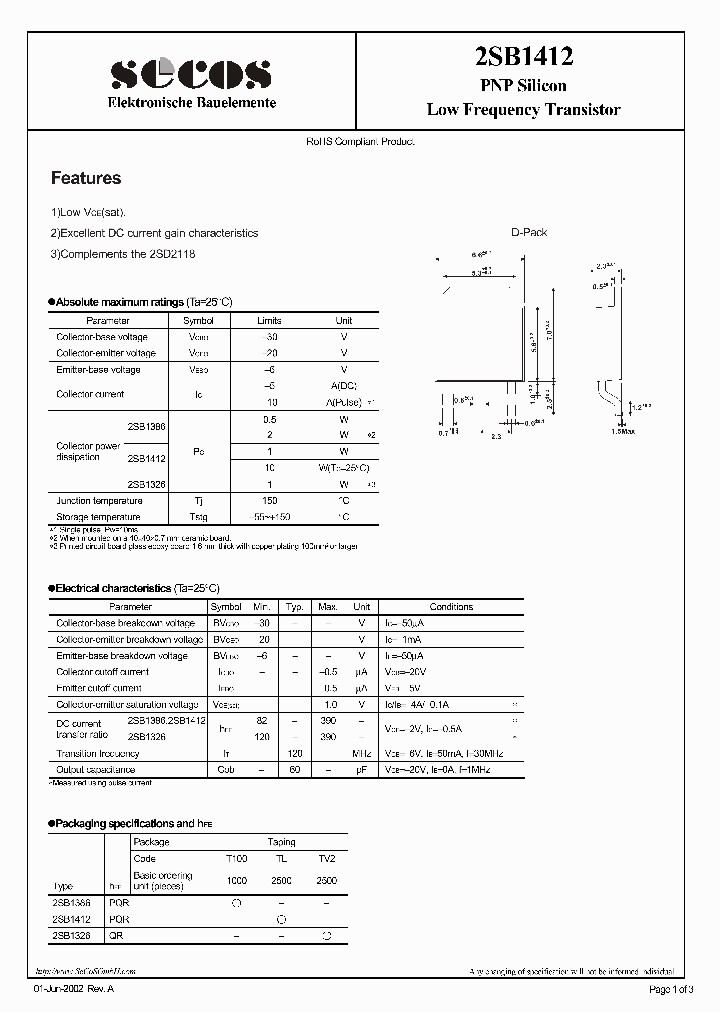 2SB1412_4418136.PDF Datasheet