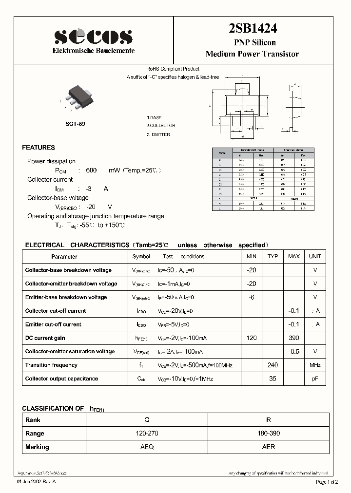 2SB1424_4524433.PDF Datasheet