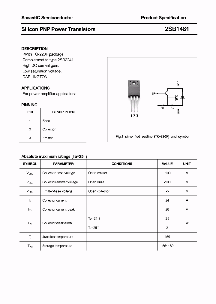2SB1481_4373881.PDF Datasheet