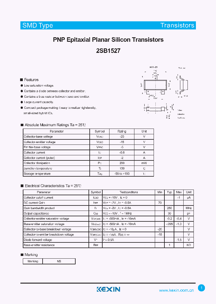 2SB1527_4328227.PDF Datasheet