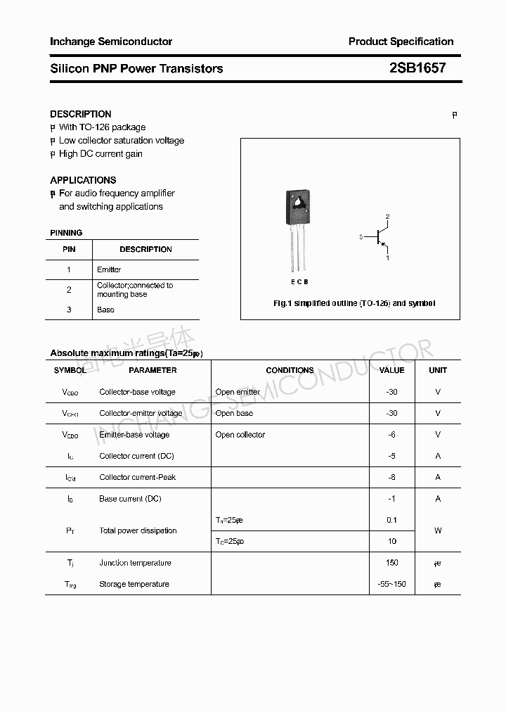 2SB1657_4406258.PDF Datasheet